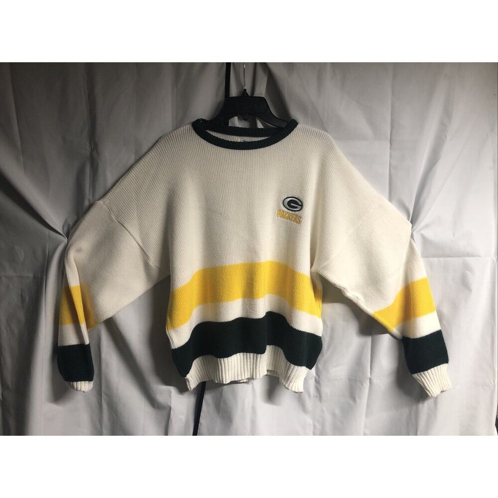 GreenBayPackers Sweater, Rare Made In Columbus Wi Brandon Columbus Wi